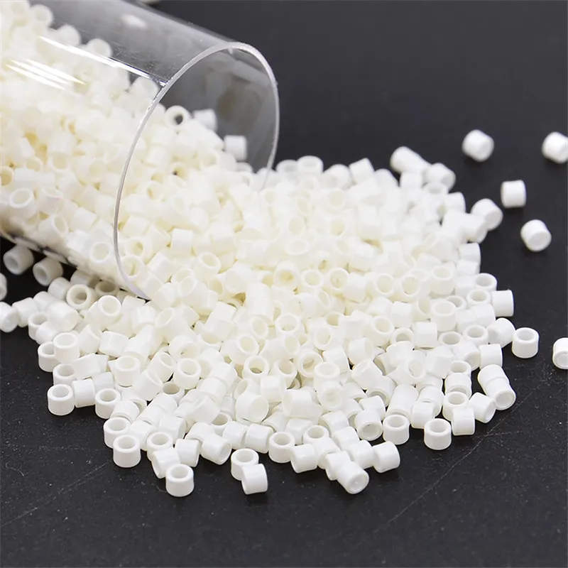 10 g/Rohr 1,6 mm Charm Glas Rocailles 2000 Stück Nicht-Extra-Finish Farbe Nachahmung Delica Perle für Kinder Schmuckherstellung – Detail 6