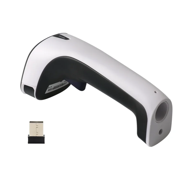 Fashion Wireless Red Light Scanner Bar Code QR Scan Gun 1D 2D Fast Recognition High Quality With Built In Battery