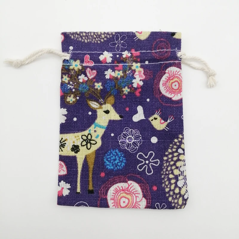 30 sacchetti di stoffa piccoli per riporre sacchetti di cotone, sacchetti regalo per feste, bomboniere per donne, espositori per forniture di gioielli natalizi fatti a mano