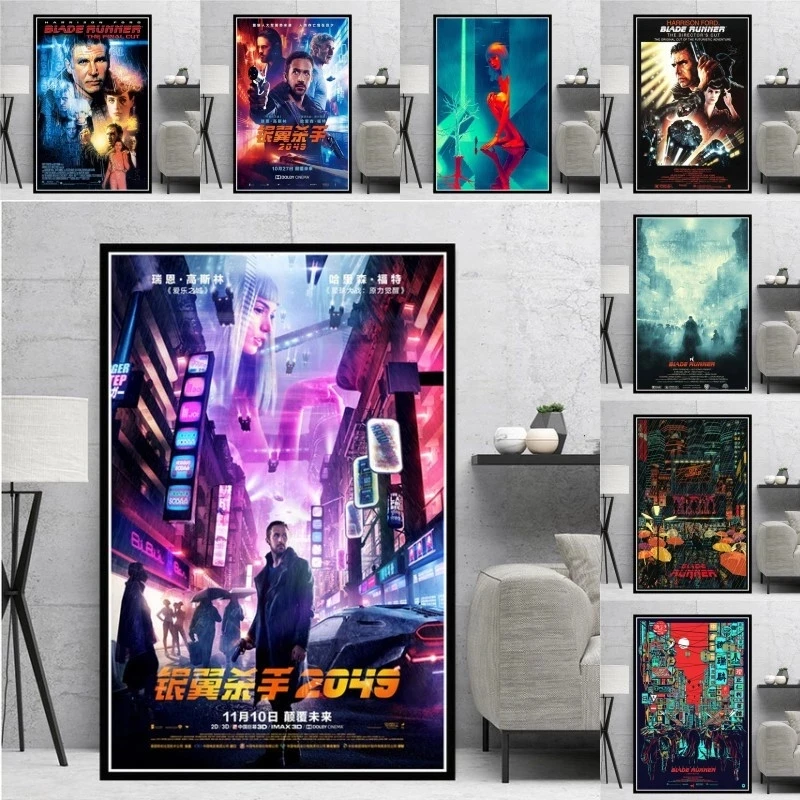 Impresión de póster personalizada Blade Runner, Actor de estrella de película, cómics modernos, pintura al óleo, lienzo de arte, decoración del hogar para sala de estar