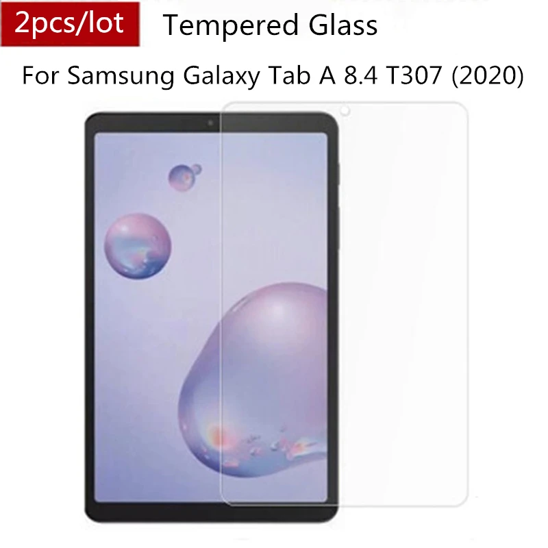 

2pcs 9H 0.3mm Screen Protector For Samsung Galaxy Tab A 8.4 2020 T307 SM-T307 Tempered Glass Tablet Anti-Scratch Protective Film