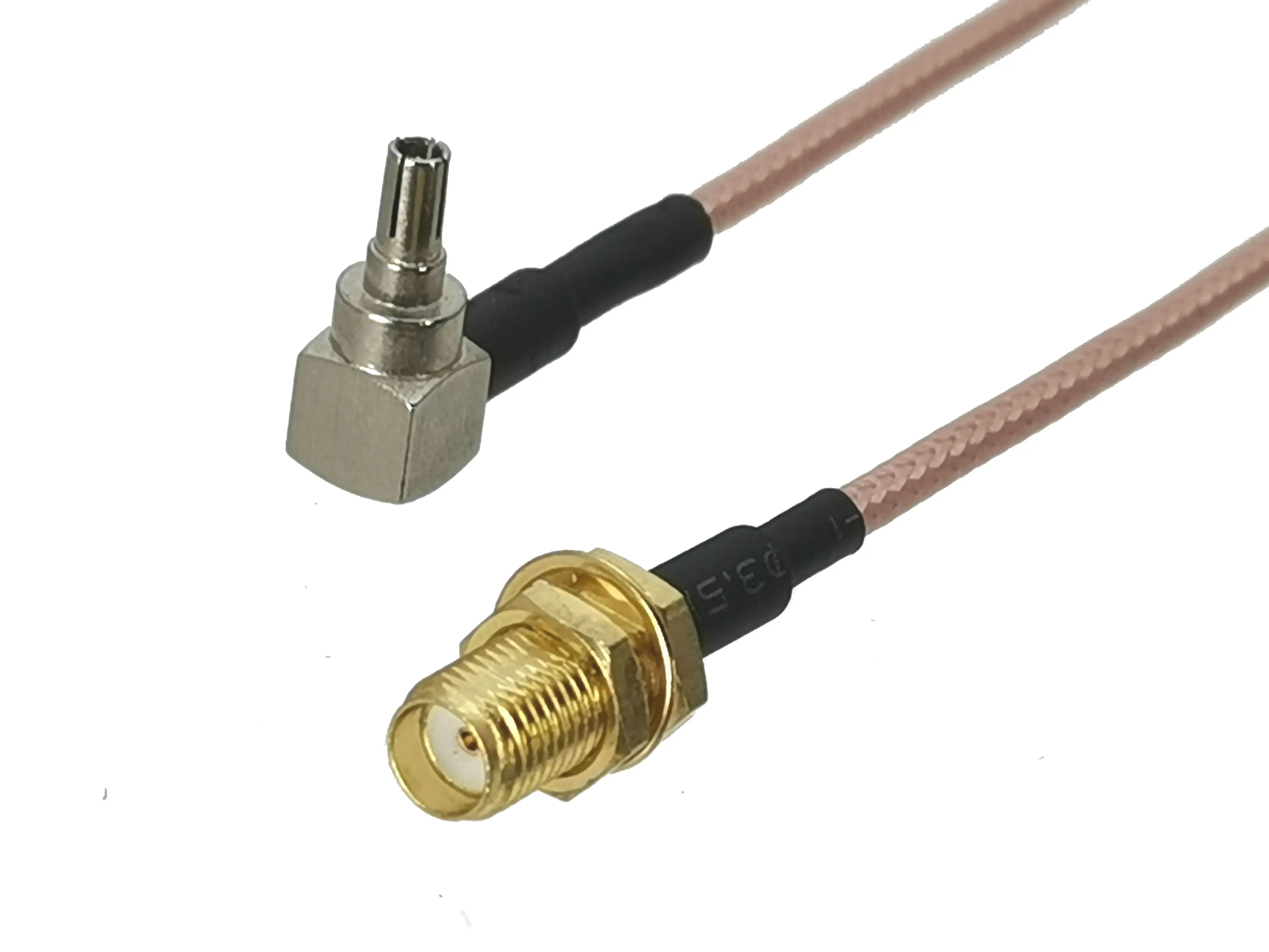 RG316 SMA Female Bulkhead to CRC9 Male Plug Right angle Connector RF Coaxial Jumper Pigtail Cable For USB Modem 5CM~10FT