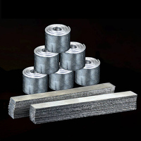 0.4/0.6/0.8/1.0/1.2MM Lead Sheet Strip Lead Sinker Tin Roll Fishing Accessories Fishing Tackle Lead Weights For Water River