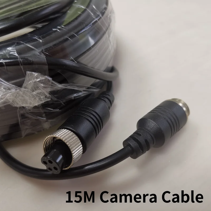 Câble d'alimentation Audio et vidéo de 15 M, 12V DC, BNC, RCA, pour caméra de vidéosurveillance, 1 pièce, livraison gratuite, rallonge