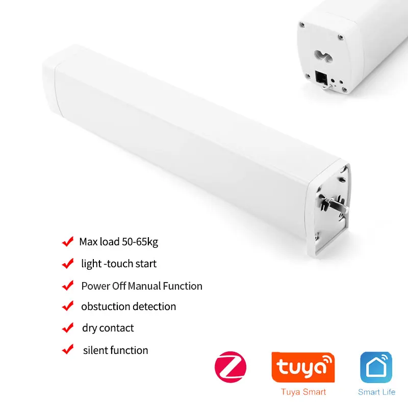 Электропривод для занавесок Tuya smart Zigbee, мотор с электроприводом, управление через приложение tuya dooya, работает с приложением Alexa/Google