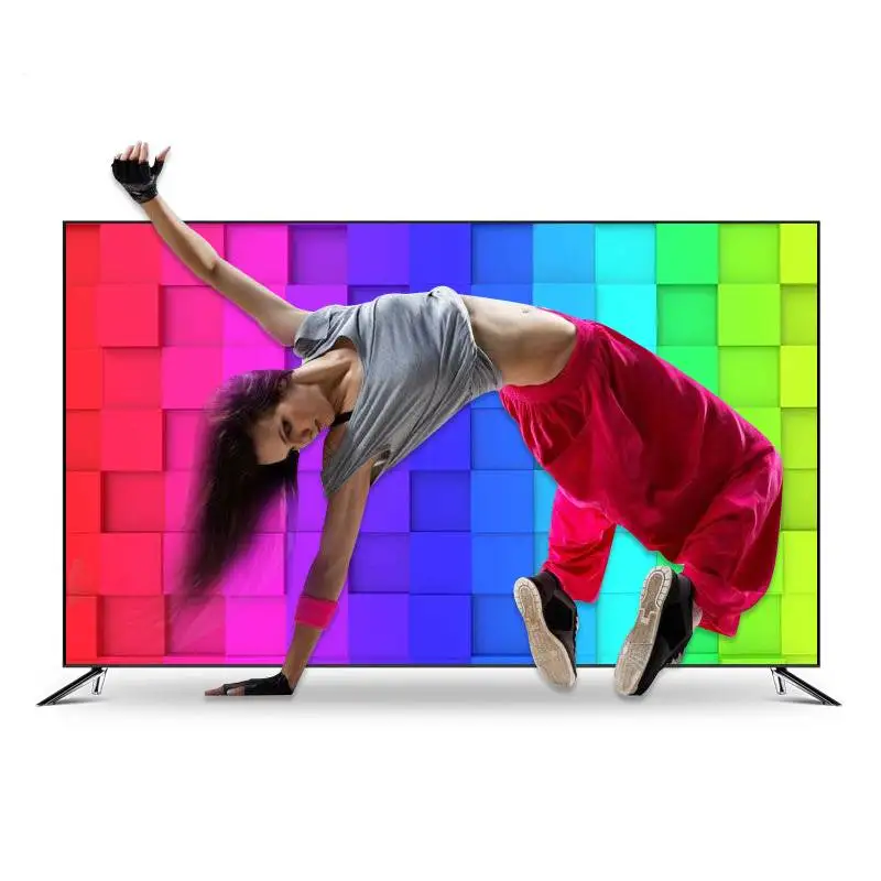 2021 32 40 43 50 55 60inch China Smart Android LCD LED TV 4K UHD Factory Cheap Flat Screen Television HD LCD LED Best Smart TV