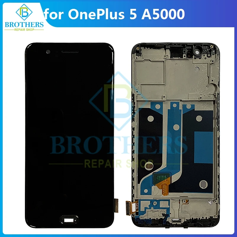 LCD For OnePlus 5 LCD Screen LCD Display for OnePlus 5 A5000 LCD Assembly Touch Screen Digitizer Phone Replacement Test Working