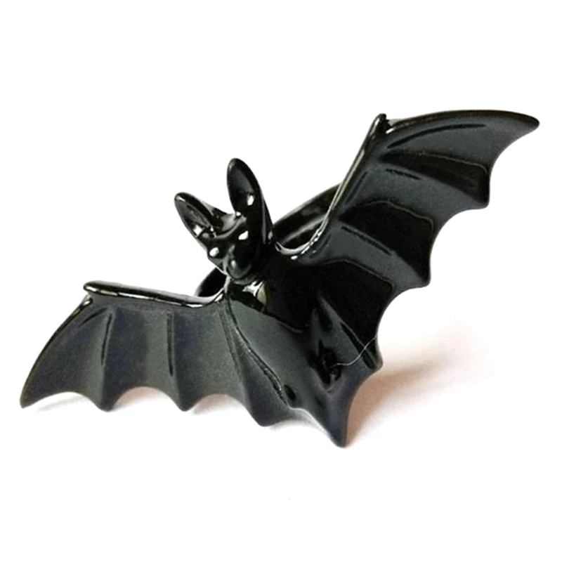 Gothic Vampire Bat Vintage Witch Ring Victorian Pagan Jewelry for Women Jewelry Stylish Festival Cosplay Gift Accessories