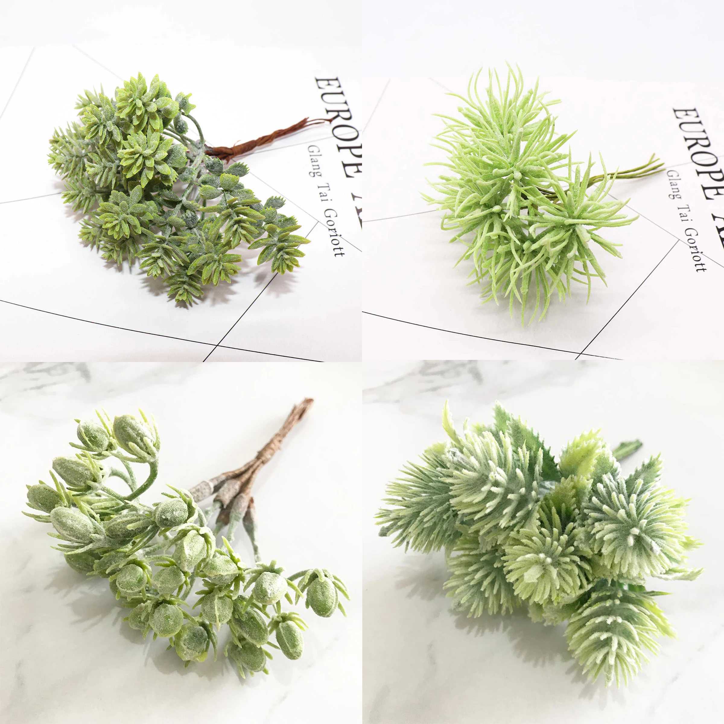 6/8Pcs Mixed Green … - image