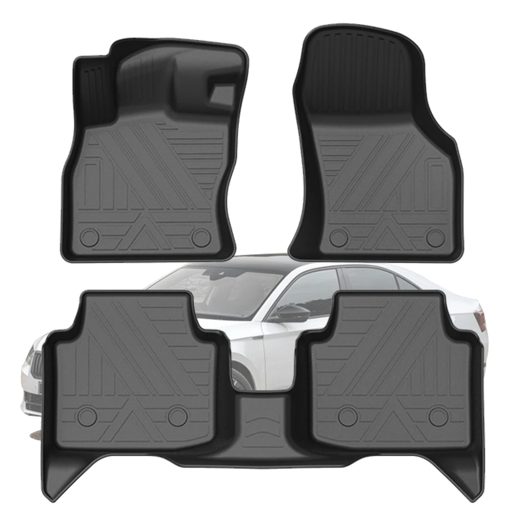 

Fully Surrounded Foot Pad For Skoda Superb 2016-2018 2019 2020 Car Waterproof Non-Slip Rubber Floor Mat TPE Car Accessories