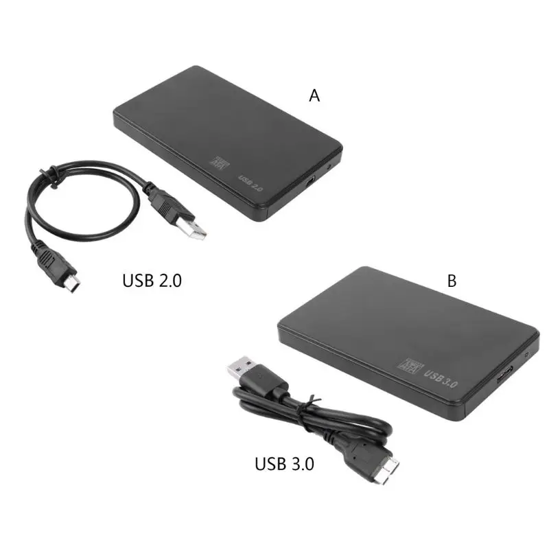 

2.5 Inch HDD SSD Case Sata to USB 3.0/2.0 Hard Drive Box Enclosure Adapter 667C