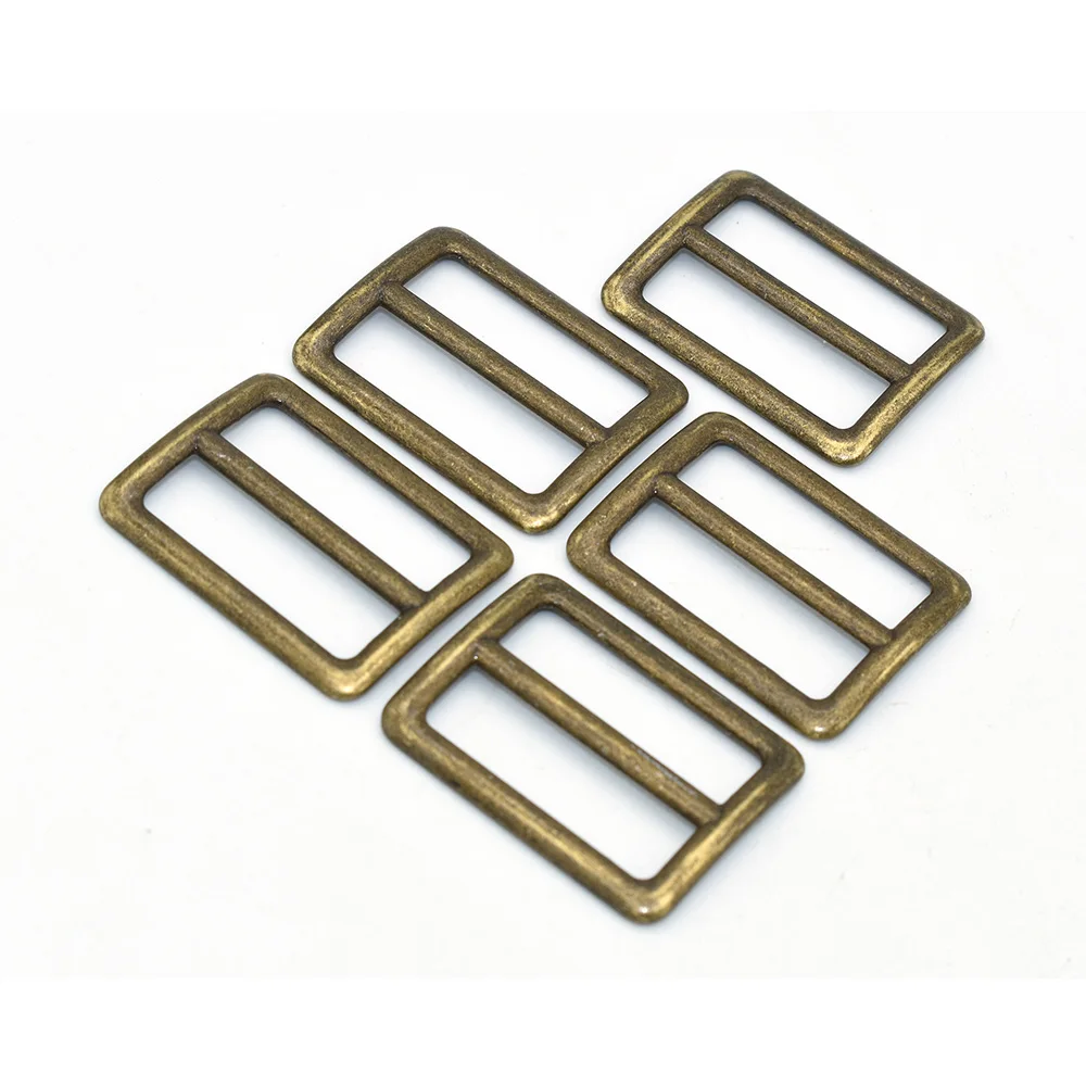 

25mm Bronze Adjuster Buckle Slide Buckles Rectangle Belt Buckle Metal Purse backpack Buckles Strap buckle Handbag webbing