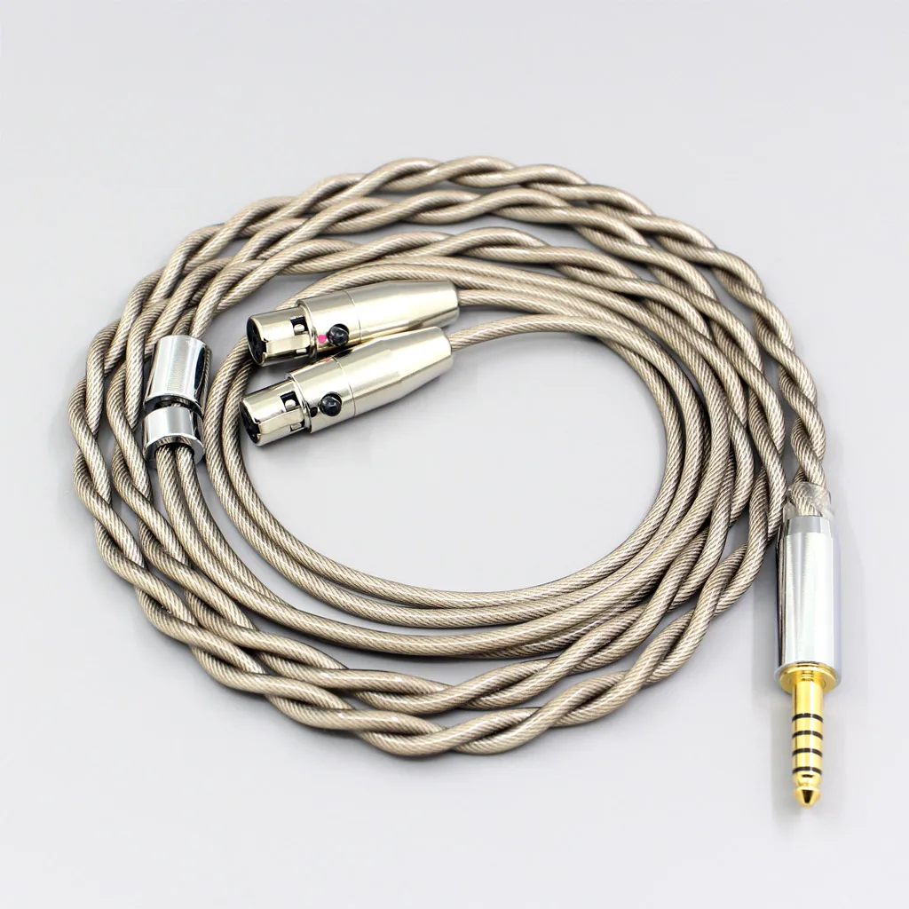 Type6 756 core 7n Litz OCC Silver Plated Earphone Cable For Audeze LCD-3 LCD-2 LCD-X LCD-XC LCD-4z LCD-MX4 LCD-GX 24 LN007834