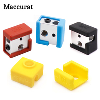 1pc 3D Printer MK8 Silicone Socks Block Heater Silicone Insulation Cover for Replicator Anet a6 a8 i3 MK7 / MK8 / MK9