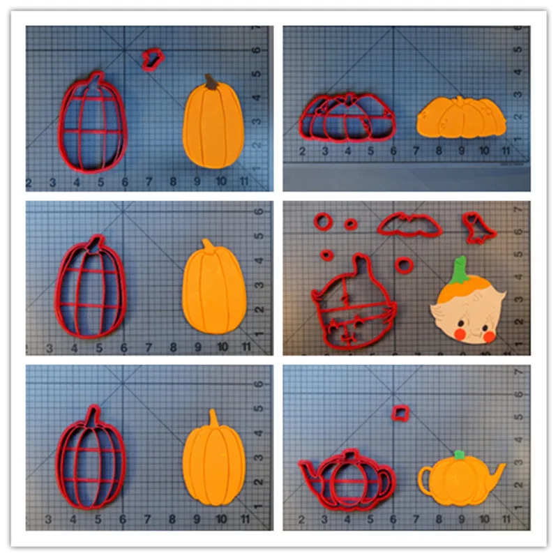 Vegetable warty pumpkin nerd pumpkins shape fondant cutters for cake decorating