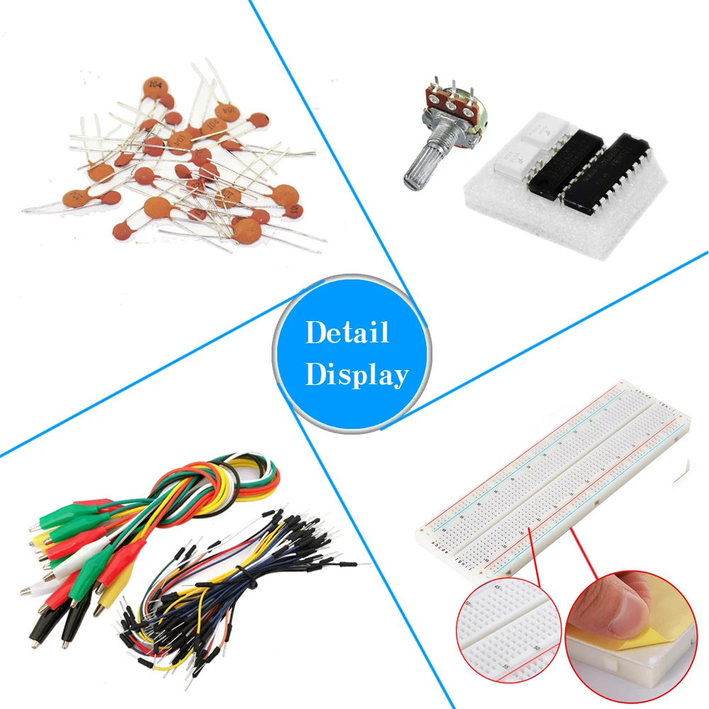 Professional DIY Electronics Components Starter Kit for Arduino UNO/MEGA2560 Raspberry Pi Projects DIY Electronics Kit