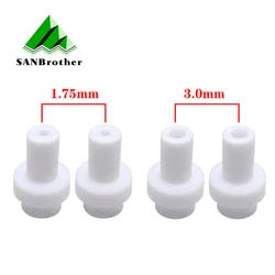 2/4Pcs UM2+ UM2 Hot End Isolator Coupler PTFE Inner Sleeve For 1.75mm 3mm Filament