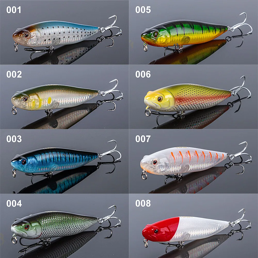 Noeby Walker Fishing Lures 115mm 25.5g Floating Wobbler Hard Bait Artificial Pencil Lure Tackle for Freshwater Sea Fishing Lure