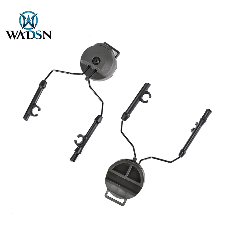 WADSN COMTAC Tactical Headset ARC Rail Adapters For FAST Helmet Howard Leight Impact Sport Hunt Shooting