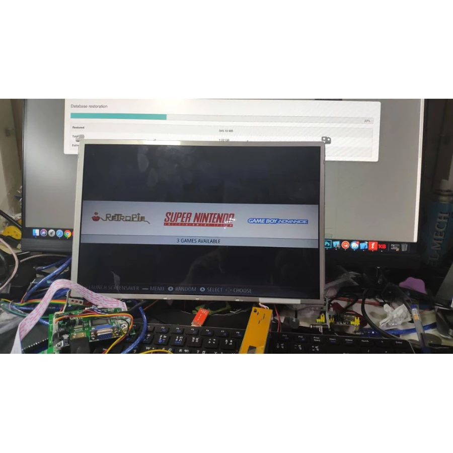 Placa controladora de áudio VGA compatível com HDMI, kit de driver remoto para B156XW01, V0, 1366X768, 15,6 "tela do monitor, DIY LVDS