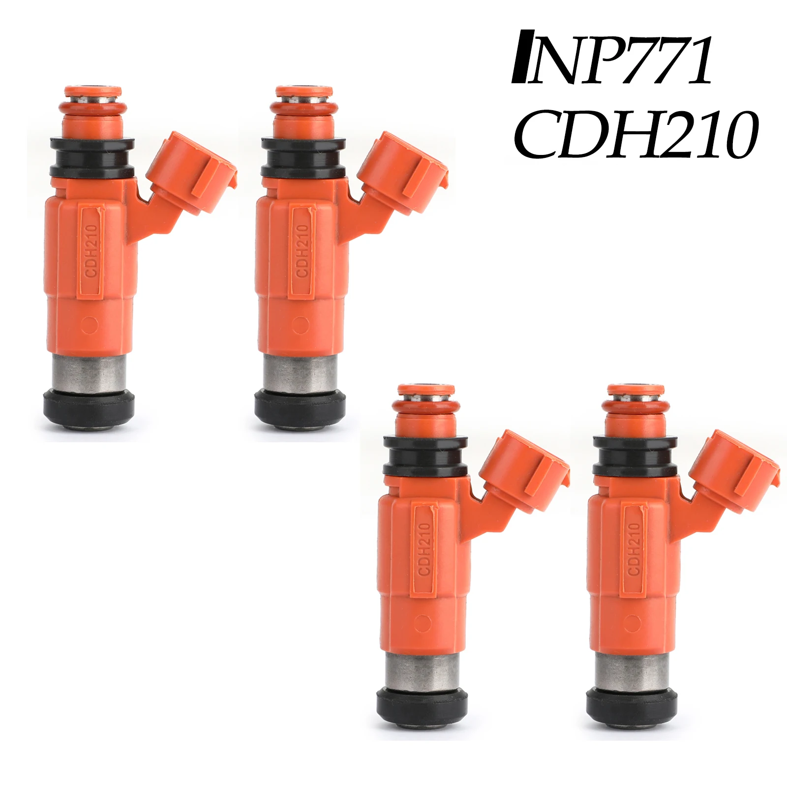 68V8A3600000 842-12223 4PCS Fuel Injectors CDH210 880887T for Yamaha F115 HP Outboard Mitsubishi Eclipse  INP771 M02771X4