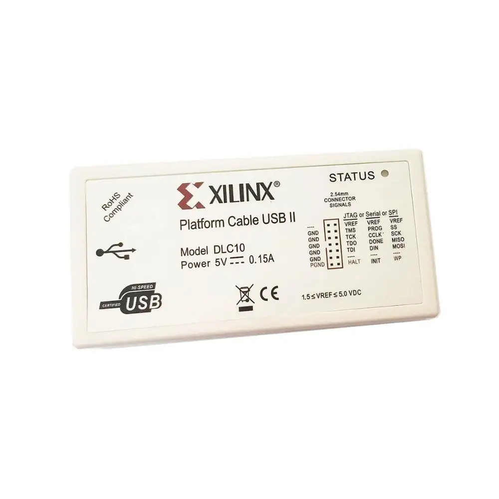 Xilinx-usb download cabo dlc10 para programador, suporte xp/WIN7/WIN8/Linux cy7c68013a