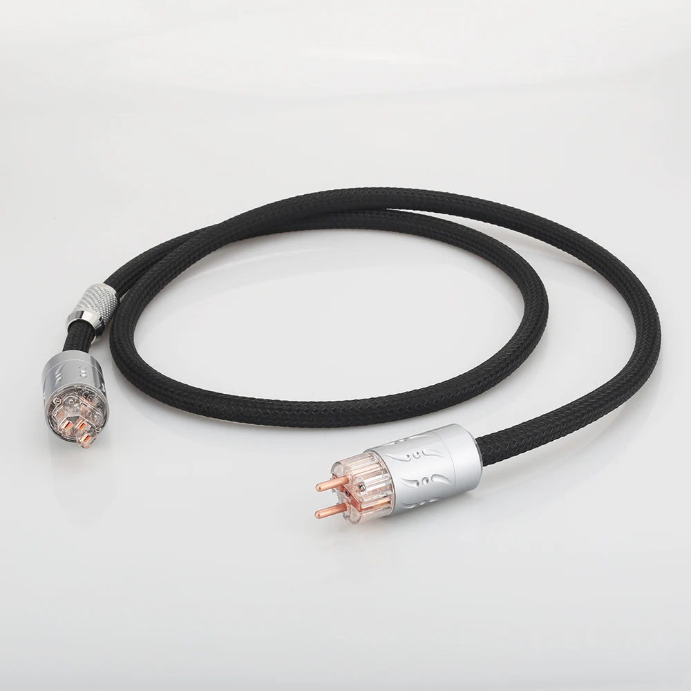 

Виборг VP-1501 OFC медный кабель питания Schuko HIFI удлинитель кабеля питания с фоторазъемом