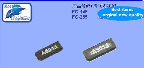 

10PCS 100% New original FC-255 32.768KHZ 32.768K EPSON passive chip crystal oscillator 2 feet 7PF low load