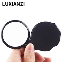 LUXIANZI Mini Portable Magnifier with Leather 10X 20X HD Glass Monocle Loupe For Jewelry Reading Handheld Magnifying glasses