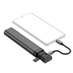 BUDI Multi-function Smart Adapter Card Storage Data Cable USB Box for iPhone Computer Extended Storage