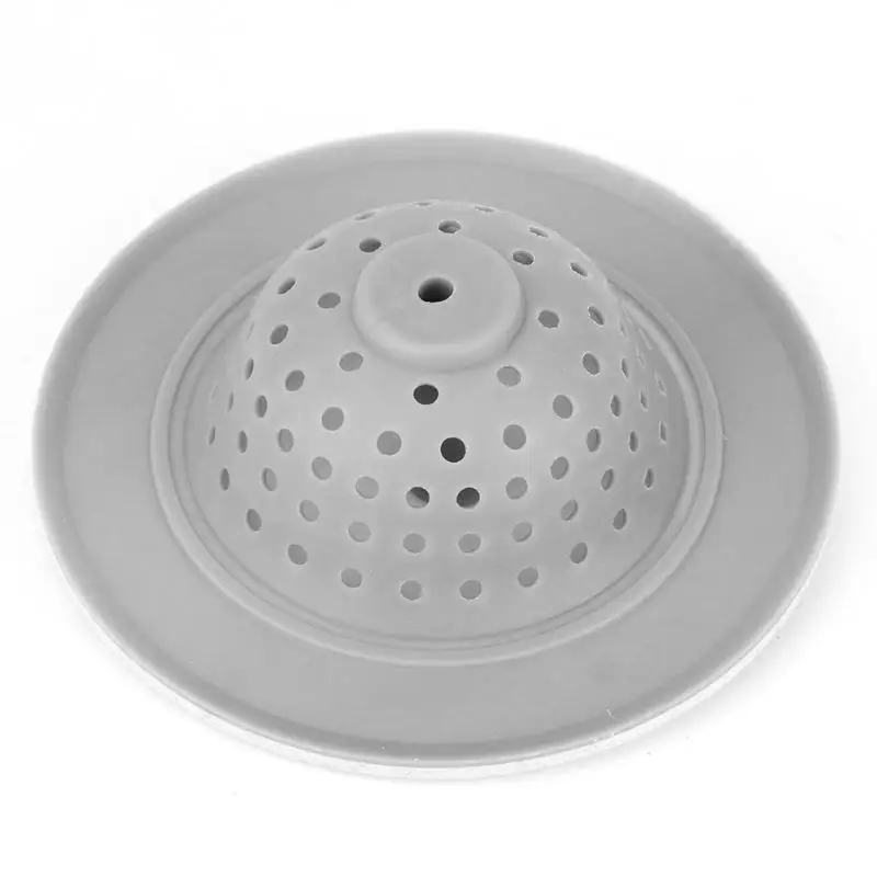 Colador de paja de trigo de silicona para fregadero de cocina, cubierta de drenaje de ducha de baño, colador de fregadero, filtro de pelo de