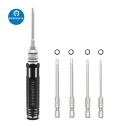 4 In 1 Hexagon Screwdriver 1.5/2.0/2.5/3.0mm Hex Screw Driver Set for RC Helicopter Repair Kit RC Car Boat Drone DIY Hand Tools