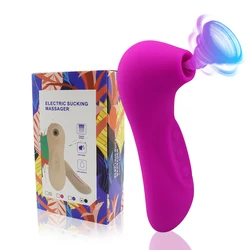 Powerful Clit Sucker Vibrator Tongue Vibrating Nipple Sucking Blowjob Clitoris Stimulator Etotic Sex Toys for Women Masturbator