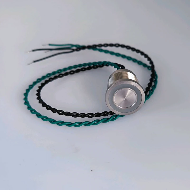 

ELEWIND 19mm Stainless steel metal IP68 Sealed ring light piezo switch (19mm,PS193P10YSS1B24L,Rohs,CE)