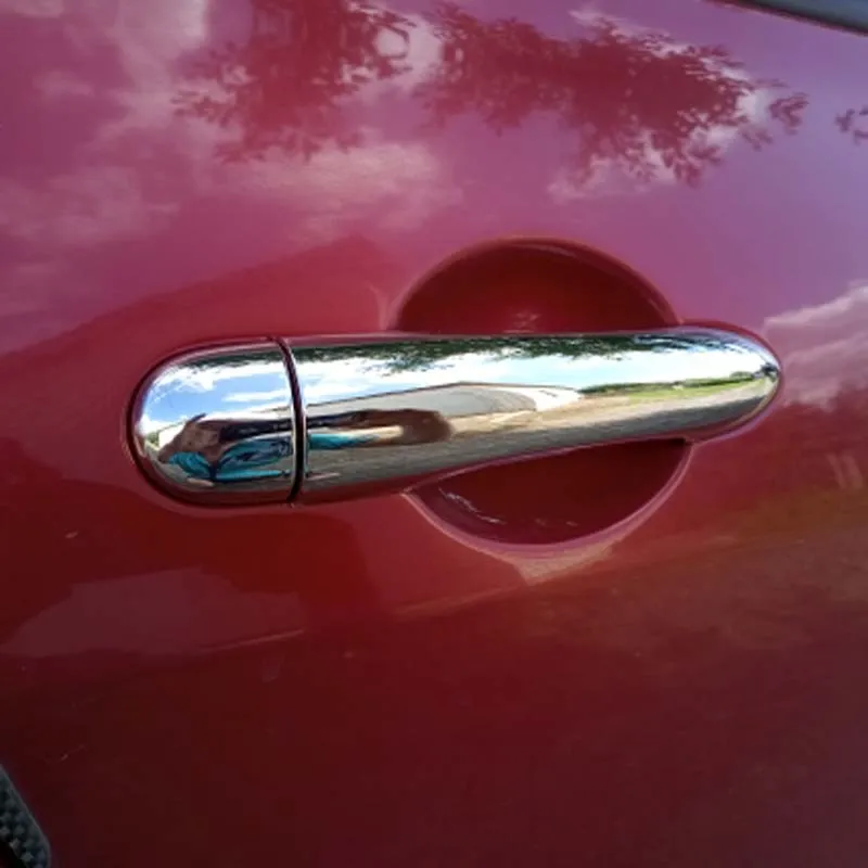 For Renault Megane ii 2 MK2 2002 2003 2004 2005 2006 2007 2008 ABS Chrome Door Handle Cover trim
