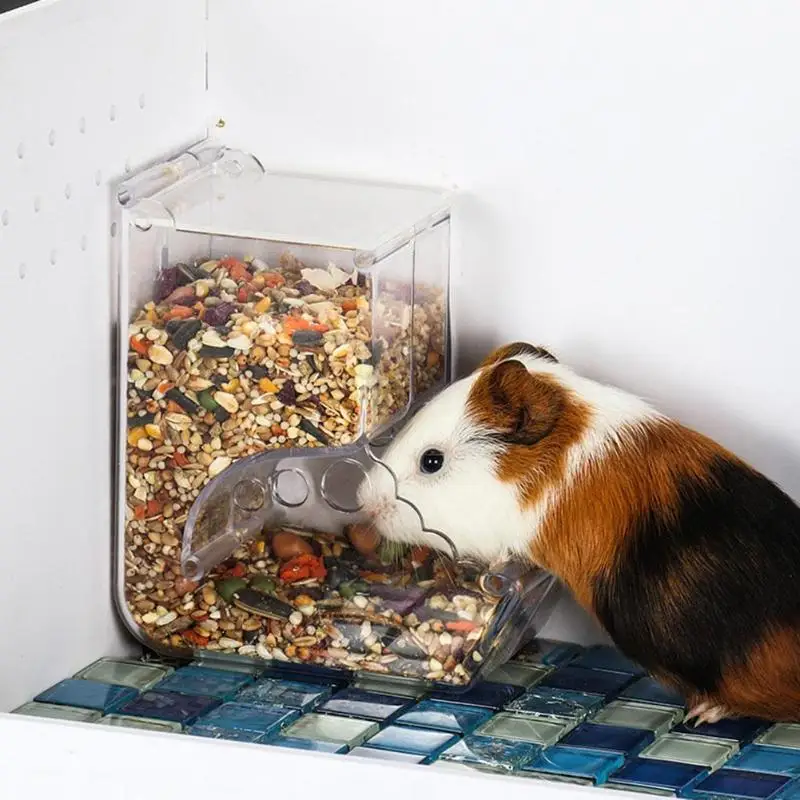 Rat Hamster Automatic Feeder for Smart Pet Hamster Bowl Plastics Clear Durable Food Dispenser Feeder Pet Supplies Free Shipping