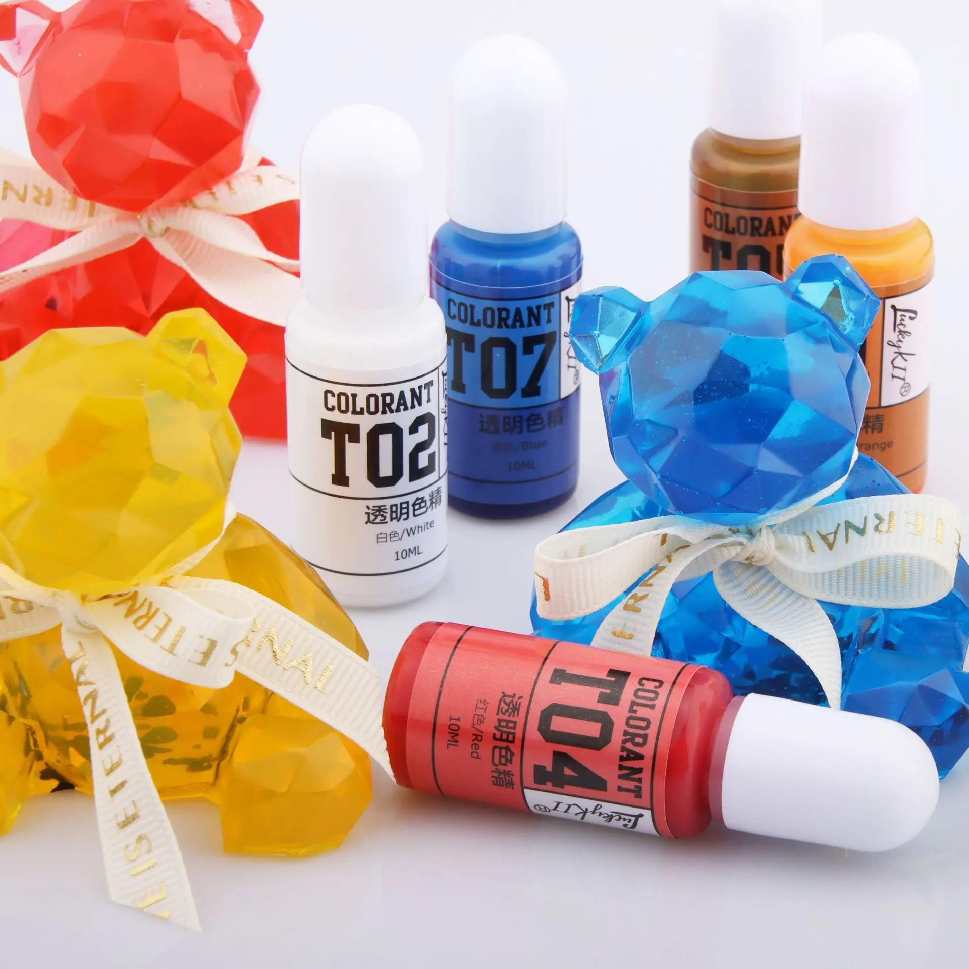 10ml de resina clara pigmento epóxi pigmento cor essência líquido arte tinta diy artesanato líquido corante resina molde jóias fazendo
