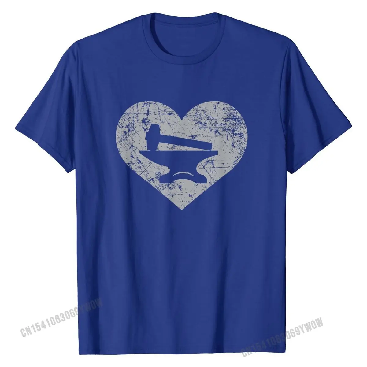 I Love Blacksmithing Shirt, Blacksmith Heart Gift Mens Wholesale Gift Tees Cotton T Shirts Crazy