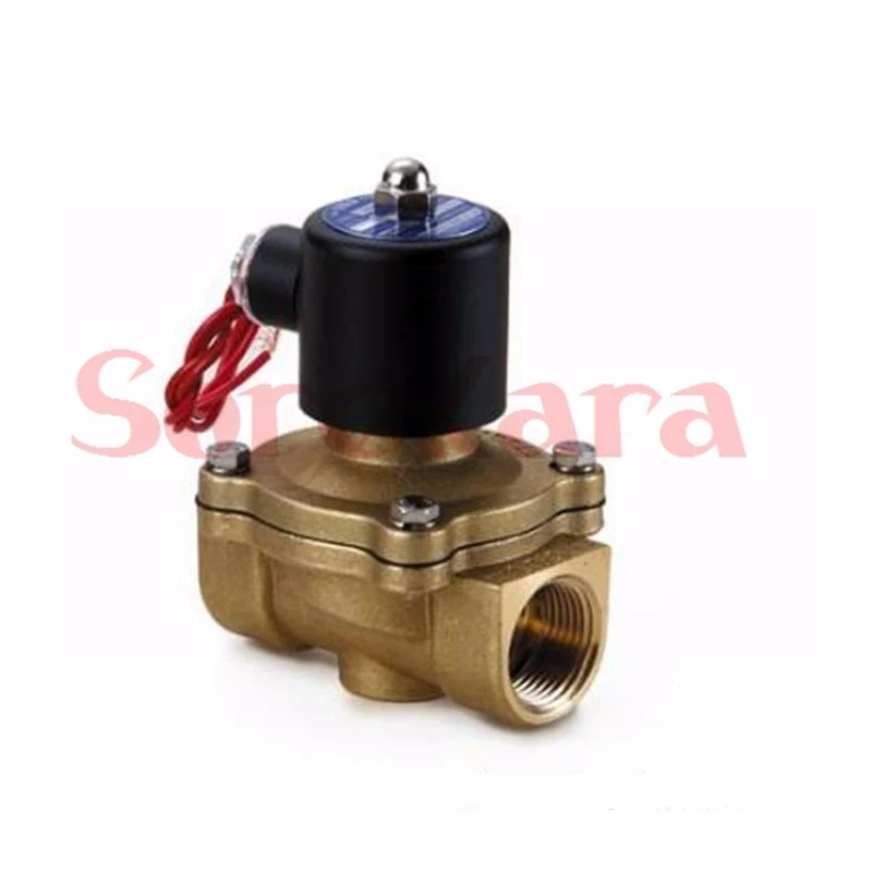 

2W-250-25 1" BSP N/C 12VDC 24VDC 36VAC 110VAC 220VAC 380VAC Brass Water Air Oil Electromagnetic Valve Solenoid Valves