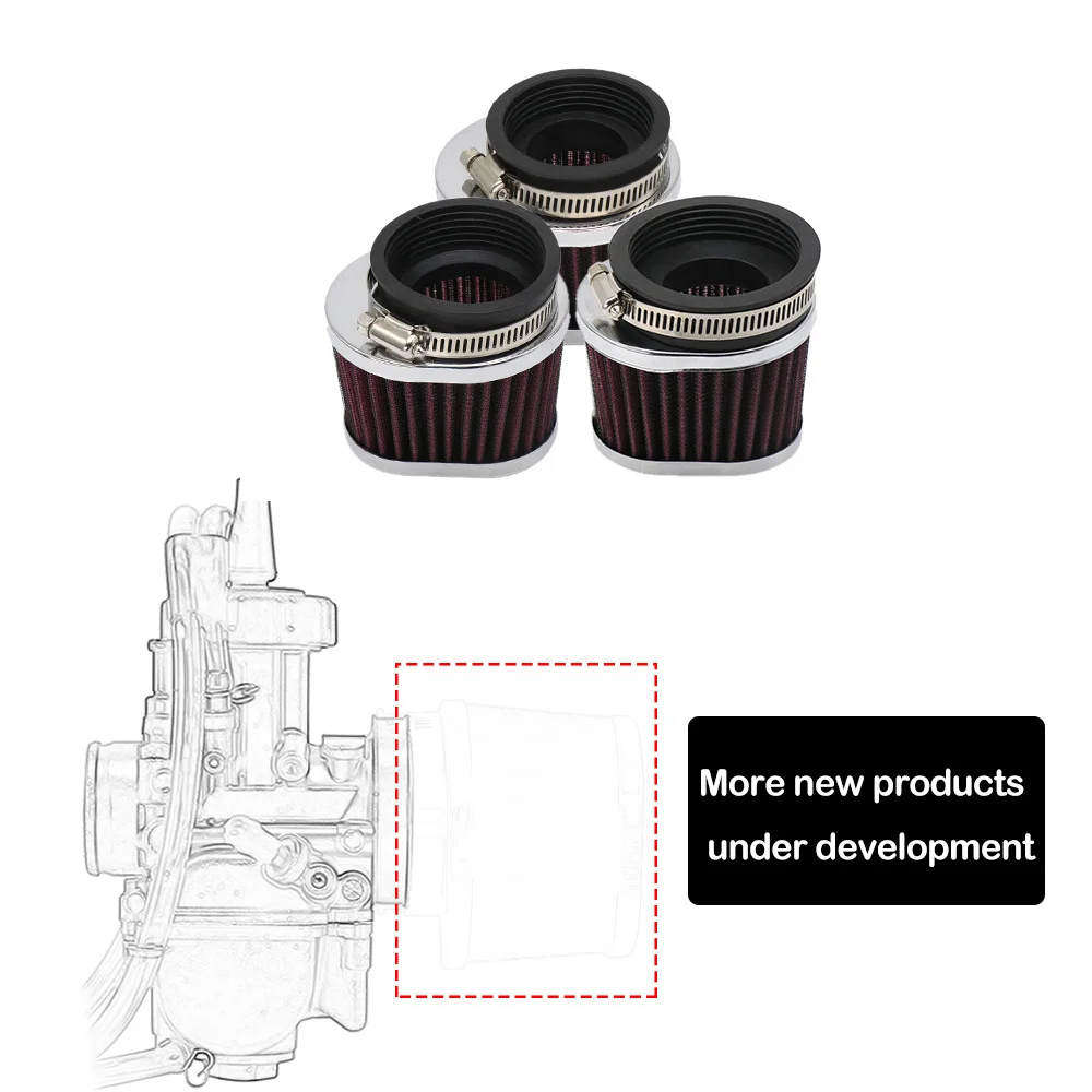 ALCON-Carburetor Air Filter 38/42/45/50/55/60mm Universal For PWK 21/24/26/28/30/32/33/34/35 Carburedor Air Intake Filter