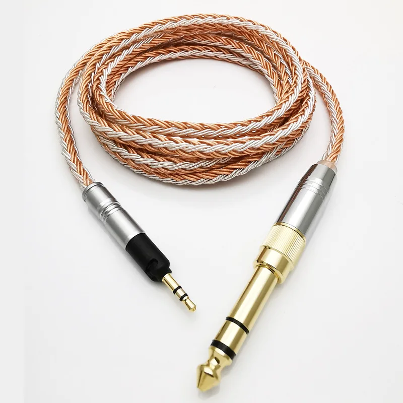 Untuk Sennheiser HD598se HD599 HD579 HD518 HD2.30 Kabel Headset 16-Core Kabel Tembaga Kabel Headphone High-End
