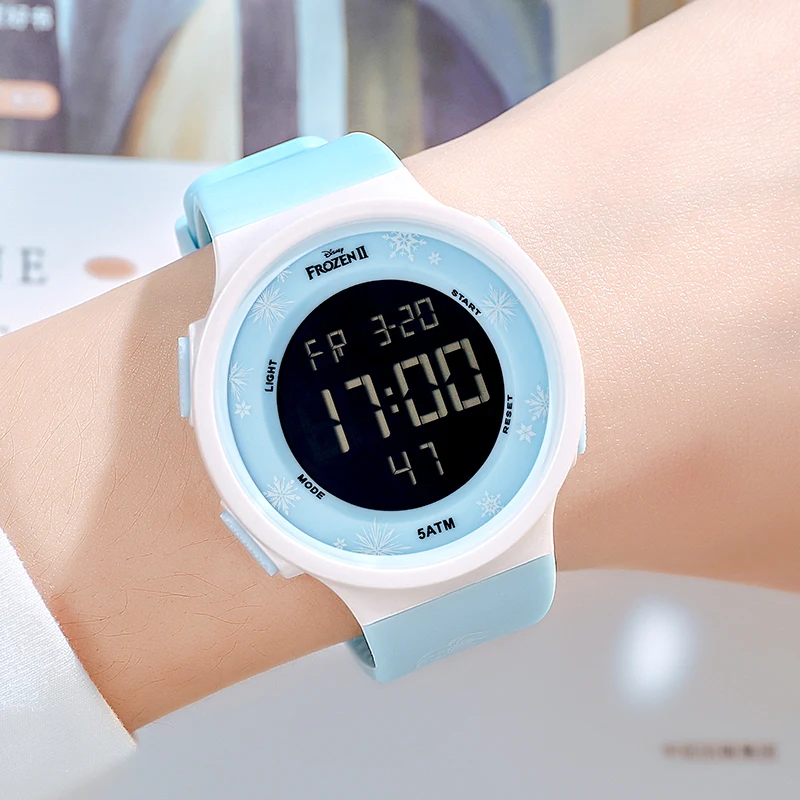 Disney Frozen Cartoon Original New Sport Kids Digital Calendar Watch Child Watches Boy Daily Time Clocks Teen Wristwatch Gift