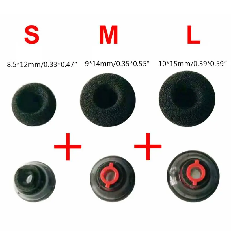 3-set siliconen S/M/L oordopjes Oordopjes Duurzaam voor Voyager 5200-headset