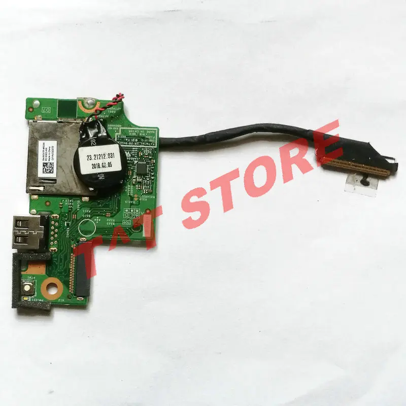 original F12HC for Dell Inpsiron 7370 7373 Laptop USB Audio Power Button Board Cable 5GVTR 05GVTR test good free shipping