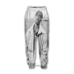 xinchenyuan Tupac 2Pac 3D Print Casual Pants Sweatpants Straight Pants Sweatpants Jogging Pants Trousers K40