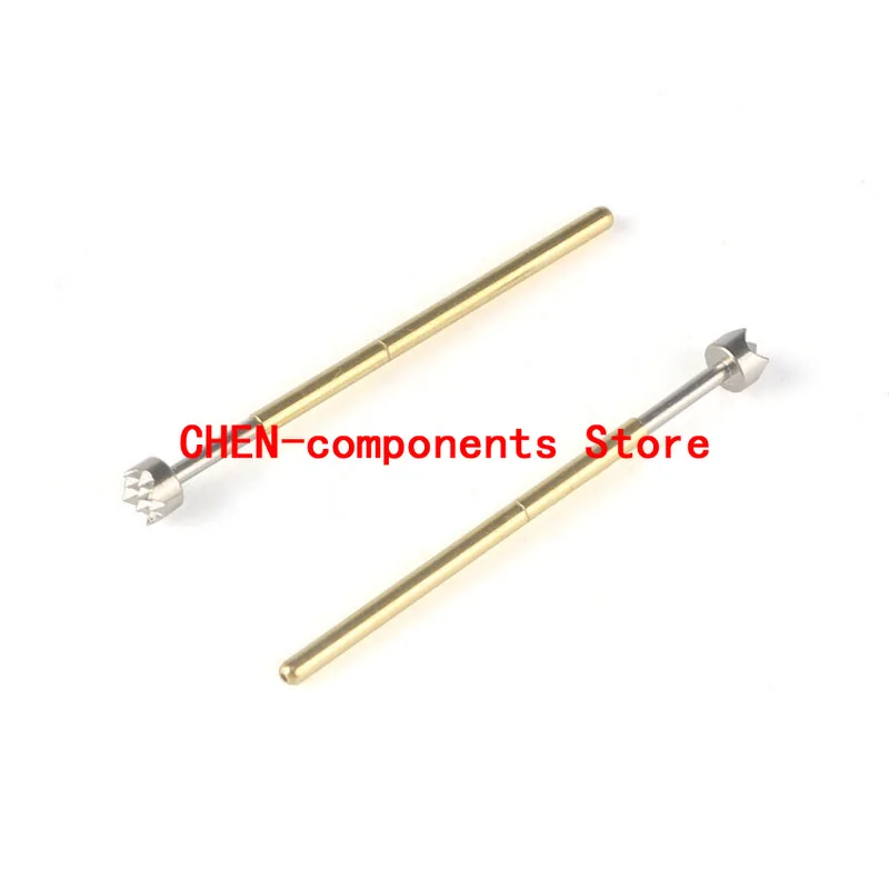 10PCS Test Probe P100 retractable spring thimble Hua Ronghua circuit board programming chip round head flat head needle cover