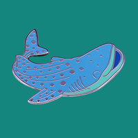 Kawaii Smiling Whale Shark Enamel Pins Brooch Collecting Hat Lapel Badges Men Women Fashion Jewelry Gifts Adorn Backpack Collar