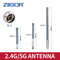 Outdoor 2.4GHz 5.8GHz Long Range Wifi Antenna Dual Band N Male SMA Glass Fiber 5G Antennas Wifi Extender for Hotspot 2.4 GHz