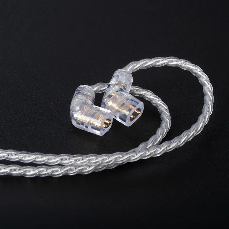 سماعات أذن KBEAR منعشة 4 كور 4N مطلية بالفضة ومطورة مع كابل MMCX/2PIN/QDC/TFZ لسماعة رأس TRI I3 Pro KZ ZST ZSN