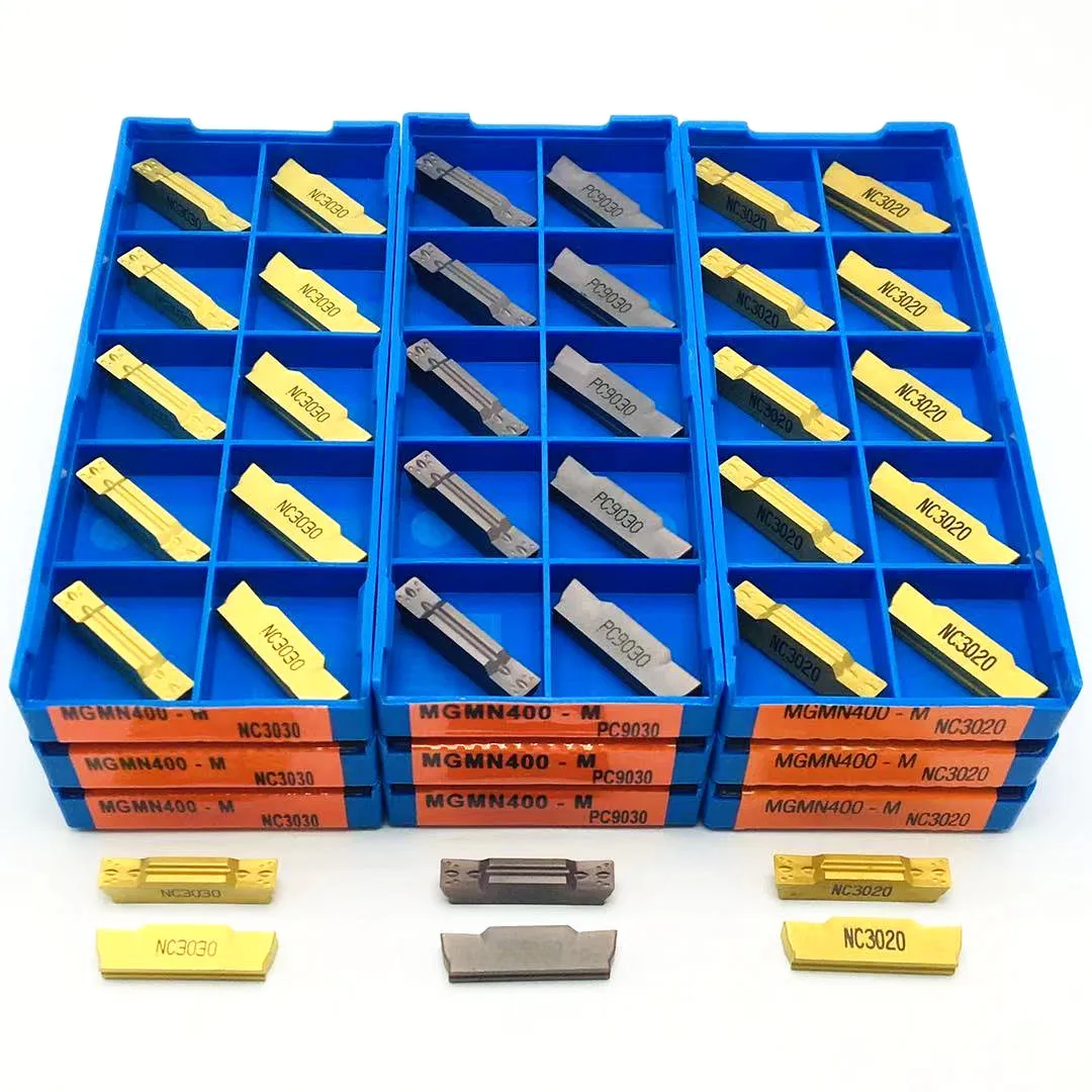 10PCS MGMN300 MGMN400 MGMN200 MGMN150 PC9030 NC3020 NC3030 slotting insert for MGEHR tool holder cutting part tool MGMN